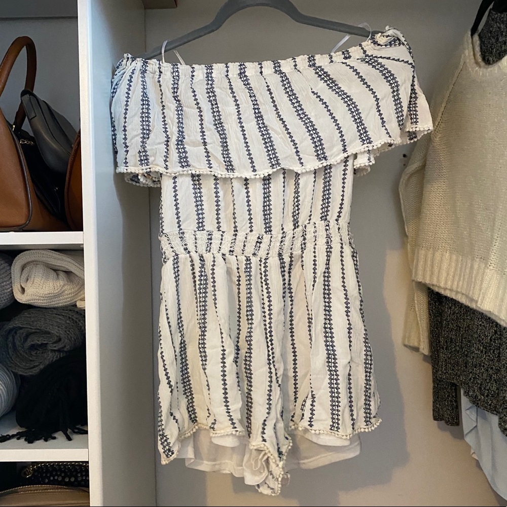 Off the shoulder romper
